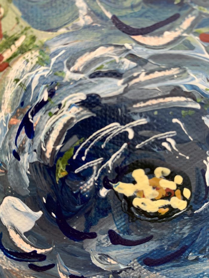 Blue Peony and Delphiniums - Image 4
